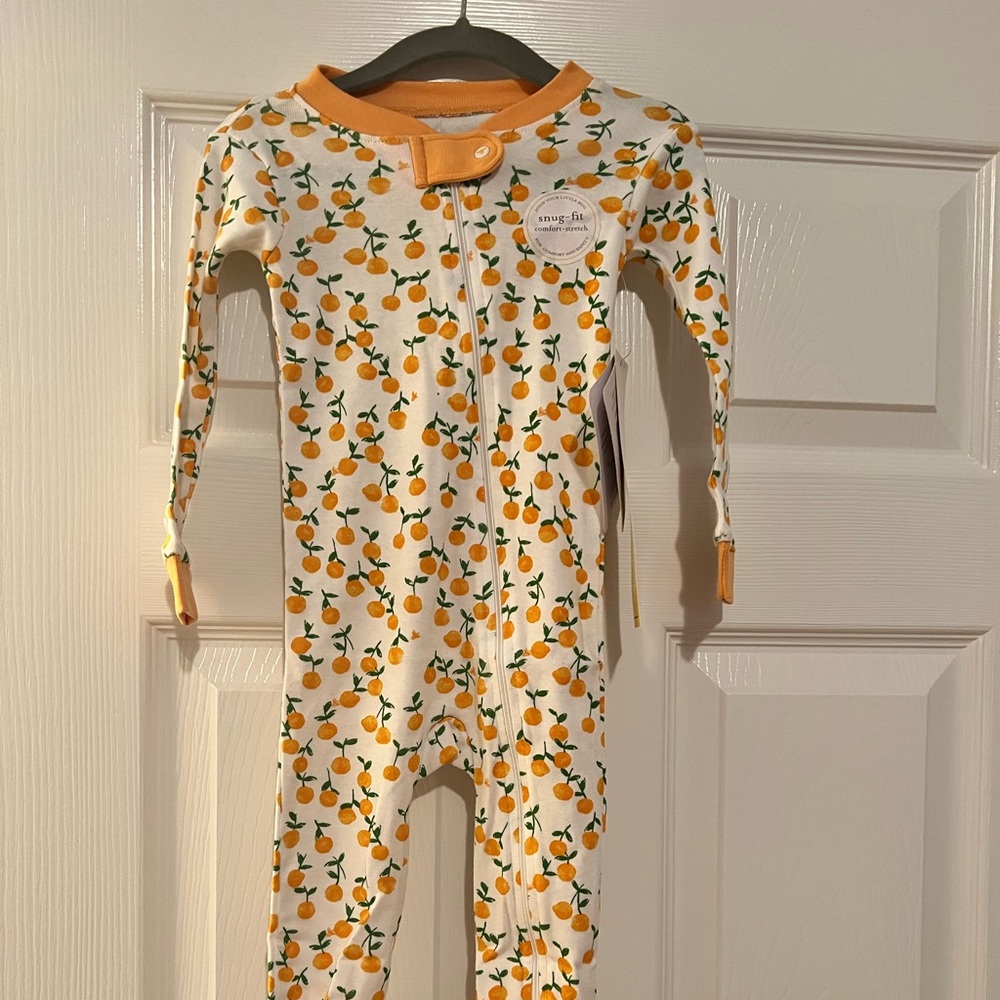 Burt's Bees Baby 12 M Pajamas NWT
